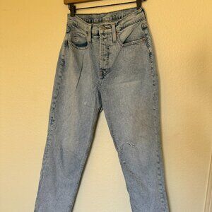 Old Navy Extra High-Waisted Sky-Hi Wide-Leg Jeans Size 4